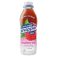 Snapple Zero Sugar Raspberry, Tea, 16 Fluid ounce