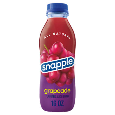 Snapple Grapeade, 16 fl oz recycled plastic bottle