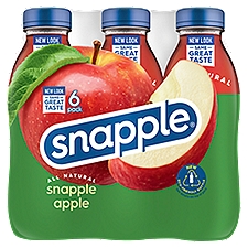 Snapple Apple Juice Drink, 6 count