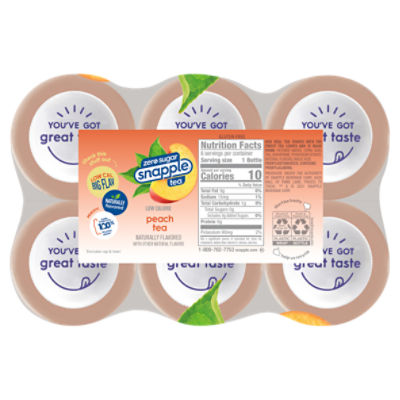 Save on Snapple Diet On The Go Tea Drink Mix Peach Sugar Free - 6 ct Order  Online Delivery