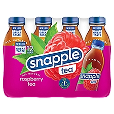Snapple All Natural Raspberry Tea, 12 count