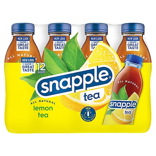 Snapple All Natural Lemon Tea, 12 count