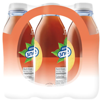 Snapple® Zero Sugar Peach Tea, 6 bottles / 16 fl oz - Foods Co.