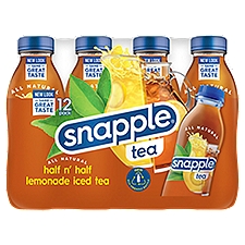 Snapple Half n' Half Lemonade Iced Tea, 12 count