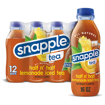 Snapple - Snapple, Tea, Peach Tea & Lemonade (6 count)