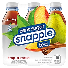 Snapple Zero Sugar Trop-A-Rocka Tea, 16 fl oz, 6 count