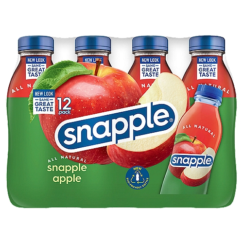 Snapple Apple Juice Drink, 12 count
