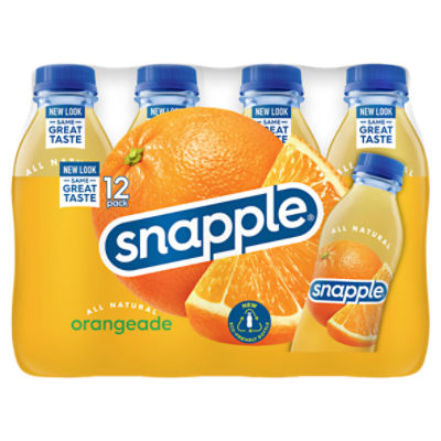 Snapple Orangeade Juice Drink, 12 count