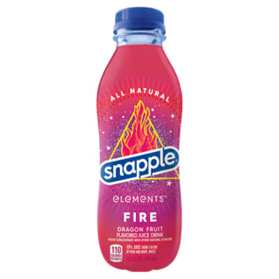 Snapple Elements Fire Dragon Fruit Flavored Juice Drink, 15.9 fl oz