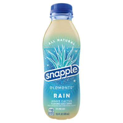 Snapple Elements Rain Agave Cactus Flavored Juice Drink, 15.9 fl oz