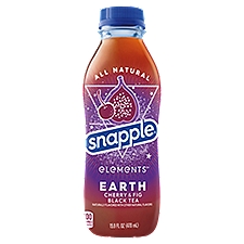 Snapple Elements Earth Cherry Fig Juice Drink, 15.9 Fl Oz Recycled Plastic Bottle