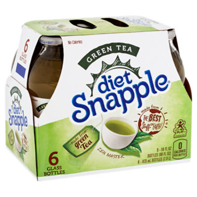 Snapple Diet Green Tea - 6 Pack, 96 fl oz