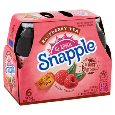 Snapple Raspberry Tea, 16 fl oz, 6 count