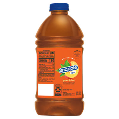 Snapple Diet Snapple Peach Tea, 32 Fl Oz Bottle