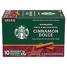 Starbucks Cinnamon Dolce Ground Coffee K-Cup Pods, 0.35 oz, 10 count