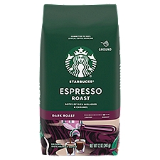 Starbucks Espresso Roast Rich & Caramelly Dark Coffee, 12 Ounce