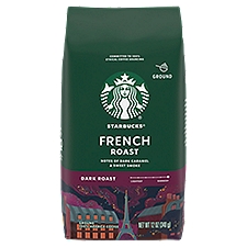 Starbucks Dark French Roast Ground Coffee, 12 Ounce