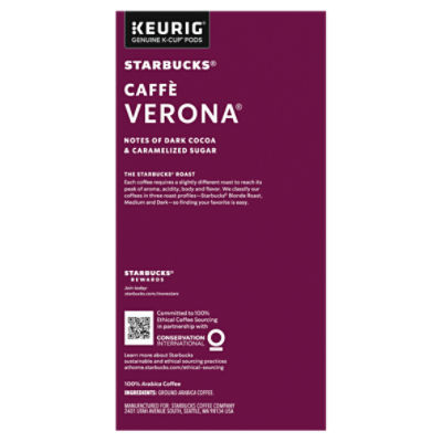 Cafe verona outlet starbucks k cups