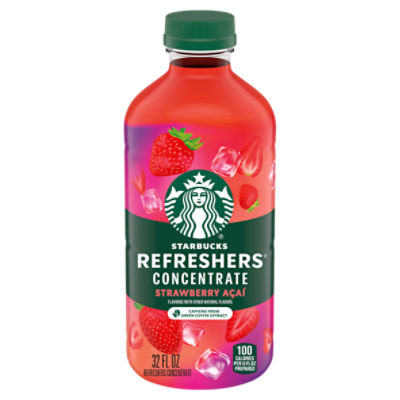Starbucks Refreshers Strawberry Açaí Concentrate, 32 fl oz