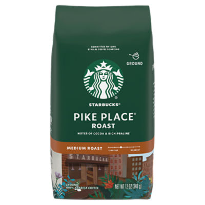 Starbucks Pike Place Medium Roast Ground Coffee, 12 oz ShopRite