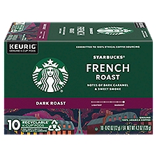 Starbucks Dark Roast French Roast K-Cup Pods, 4.2 Ounce
