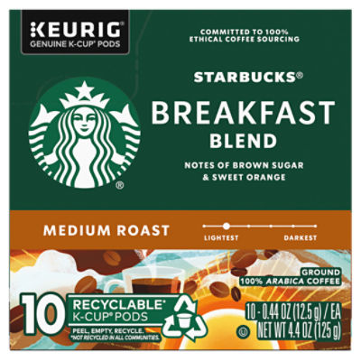 Starbucks breakfast deals blend k cups