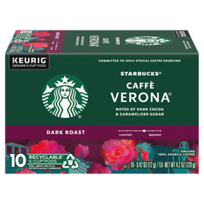 Starbucks Nespresso Coffee Capsules caffè verona, 10 Count – Peppery Spot