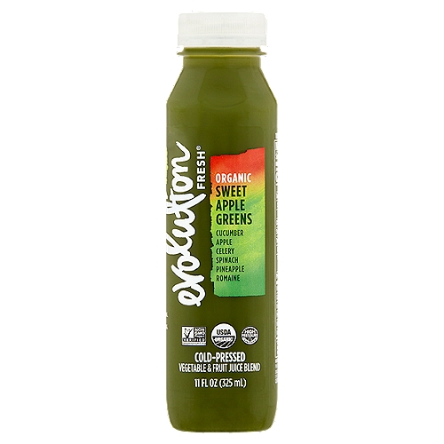 Evolution Fresh Organic Sweet Apple Greens Cold-Pressed Vegetable & Fruit Juice Blend, 11 fl oz