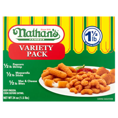 Nathan's Famous Snacks Variety Pack, 24 oz