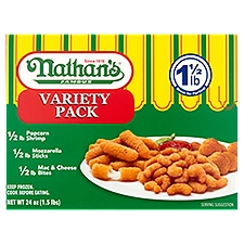 Nathan's Famous Snacks Variety Pack, 24 oz
