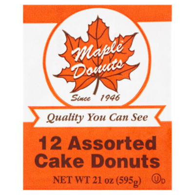Maple Donuts Assorted Donuts, 12 count, 21 oz