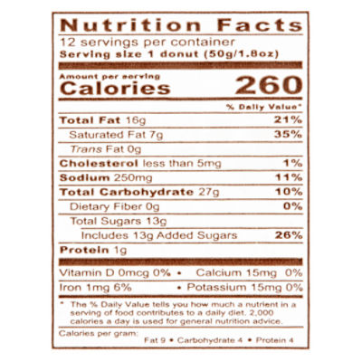 Maple Donuts Assorted Donuts, 12 count, 21 oz