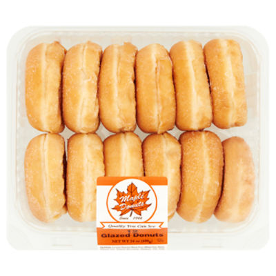 Maple Donuts Glazed Donuts, 12 count, 24 oz, 24 Ounce