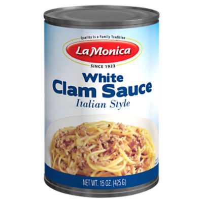 LaMonica Italian Style White Clam Sauce, 15 oz