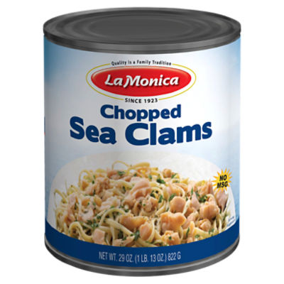 La Monica Chopped Sea Clams, 29 oz