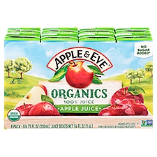 Apple & Eve Organics Apple 100% Juice, 6.75 fl oz, 8 count, 54 Fluid ounce