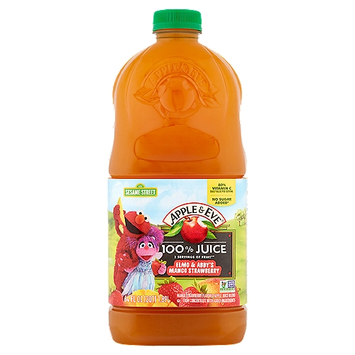 Apple & Eve Elmo & Abby's Mango Strawberry 100% Juice, 64 fl oz