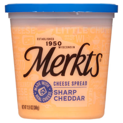 Merkts Sharp Cheddar Cheese Spread, 12.9 oz