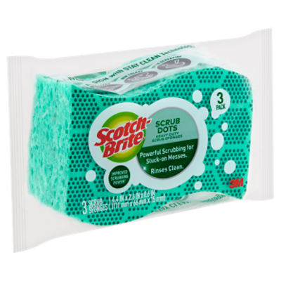 Scotch-Brite® Heavy Duty Scrub Sponges, 3 pk - Fry's Food Stores