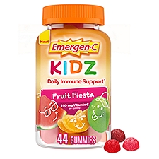 Emergen-C Kidz Daily Immune Support Dietary Supplements, Flavored Gummies with Vitamin C - 44 Count