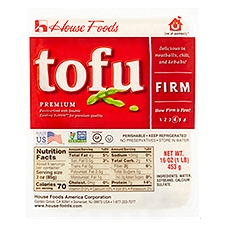 House Foods Premium Firm Tofu, 16 oz, 16 Ounce