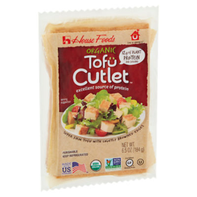 House Foods Organic Tofu Cutlet, 6.5 oz