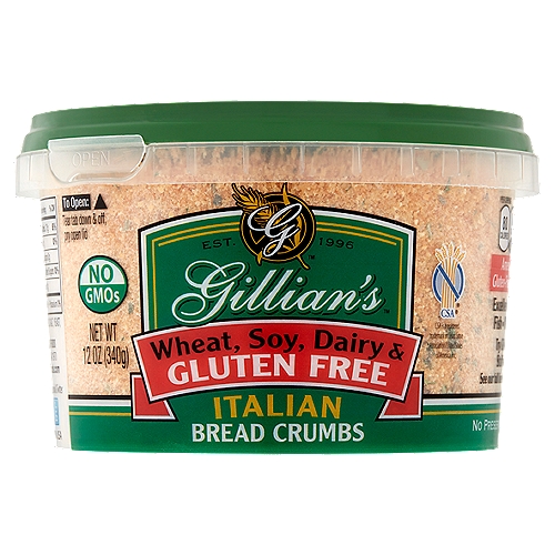 Gillian's Italian Bread Crumbs, 12 oz