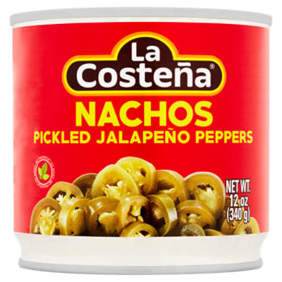 La Costeña Pickled Nachos Jalapeño Peppers, 12 oz