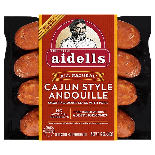 Made with double-smoked, coarsely-ground pork and our special Creole spice blend, this gluten-free sausage welcomes the taste of Louisiana to your plate.