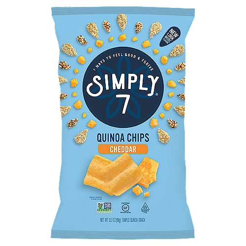 Simply 7 Cheddar Quinoa Chips, 3.5 oz