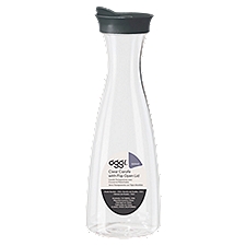 Oggi Serve Clear Carafe with Flip Open Lid, 1 Each