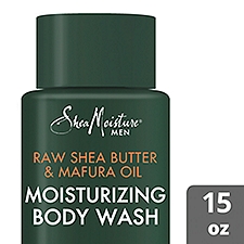 SheaMoisture Men Body Wash Raw Shea Butter & Mafura Oil 15 fl oz