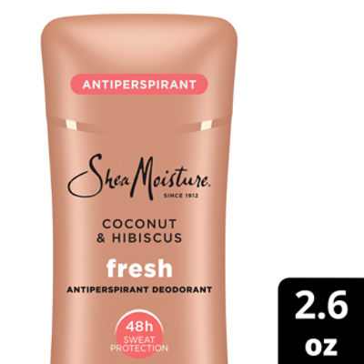 Shea Moisture Coconut & Hibiscus Fresh Antiperspirant Deodorant, 2.6 oz, 2.6 Ounce