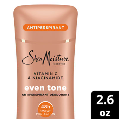 Shea Moisture Vitamin C & Niacinamide Even Tone Antiperspirant Deodorant, 2.6 oz